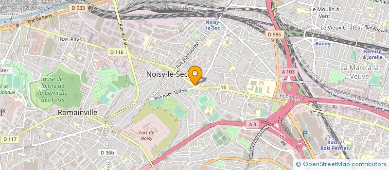 localisation de l'entreprise MONSIEUR MARC BRONSZTAJN à NOISY-LE-SEC