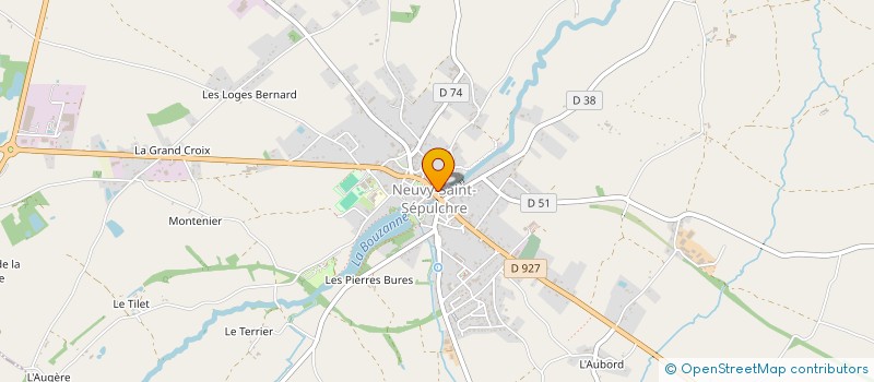 localisation de l'entreprise MONSIEUR MARC BROSSEAU à NEUVY-SAINT-SEPULCHRE