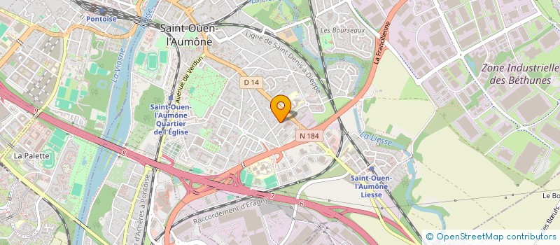 localisation de l'entreprise MONSIEUR MARC BROUDIC  SAINT-OUEN-L'AUMONE