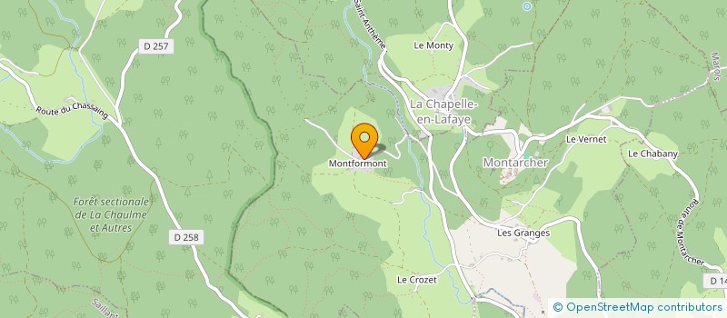 localisation de l'entreprise MONSIEUR MARC BROUILLAT à LA TOURETTE