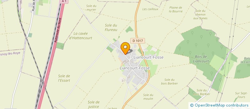 localisation de l'entreprise MONSIEUR MARC BROUILLY à LIANCOURT-FOSSE