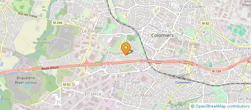 localisation de l'entreprise MONSIEUR MARC BROUSSAL à COLOMIERS