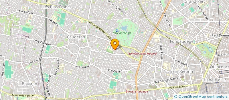 localisation de l'entreprise MONSIEUR MARC BROUSSE  BORDEAUX