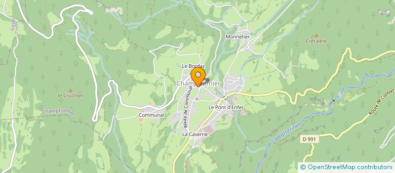 localisation de l'entreprise MONSIEUR MARC BROUTIN à CHAMPFROMIER