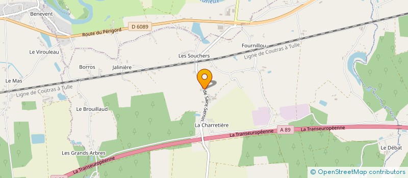 localisation de l'entreprise MONSIEUR MARC BRUGNE  BEAUPOUYET