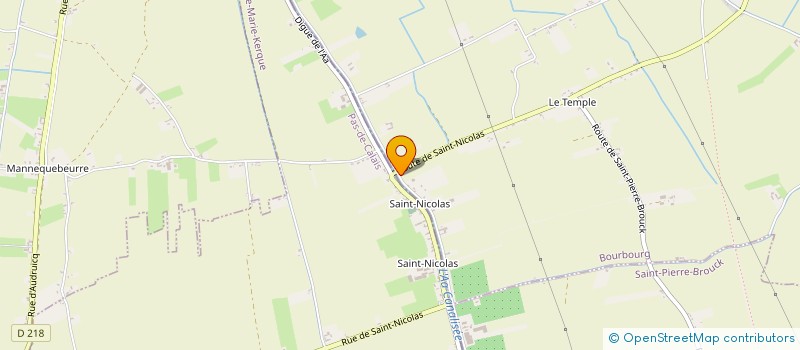 localisation de l'entreprise MONSIEUR MARC BRUIGE  BOURBOURG