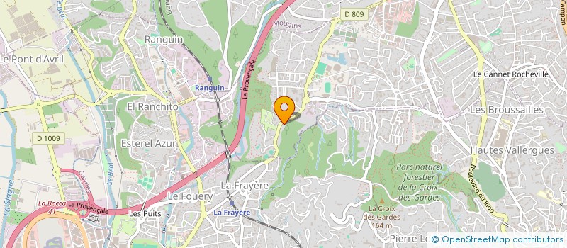 localisation de l'entreprise MONSIEUR MARC BRULARD  LE CANNET