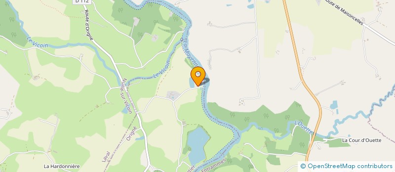 localisation de l'entreprise MONSIEUR MARC BRUNEAU  QUELAINES-SAINT-GAULT