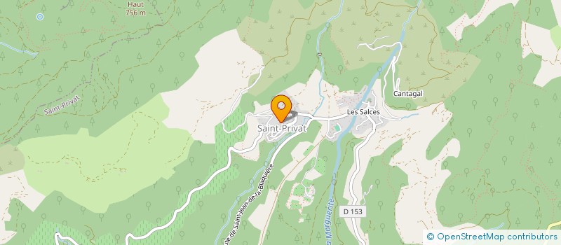 localisation de l'entreprise MONSIEUR MARC BRUNO  SAINT-PRIVAT