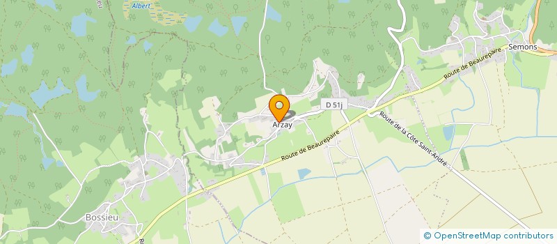 localisation de l'entreprise MONSIEUR MARC BRUT  PORTE-DES-BONNEVAUX