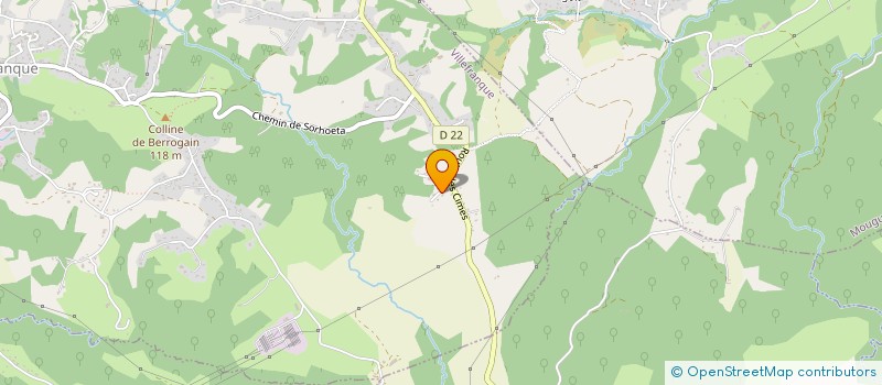 localisation de l'entreprise MONSIEUR MARC BUESA  VILLEFRANQUE