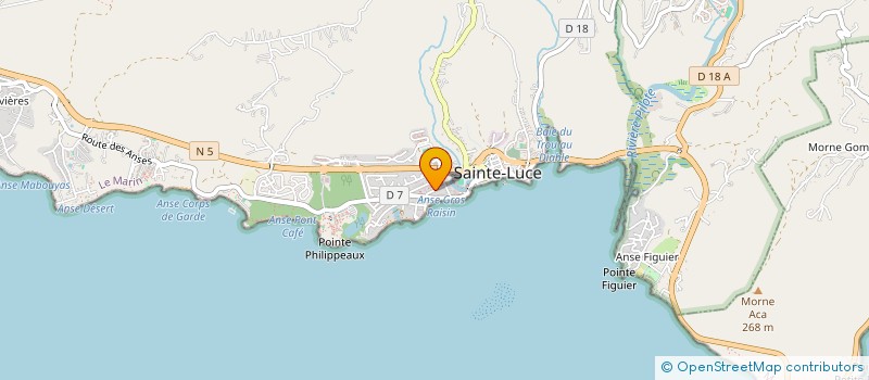 localisation de l'entreprise MONSIEUR MARC BUFFET  SAINTE LUCE