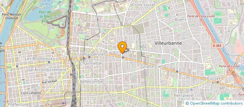 localisation de l'entreprise MONSIEUR MARC BUIS  VILLEURBANNE