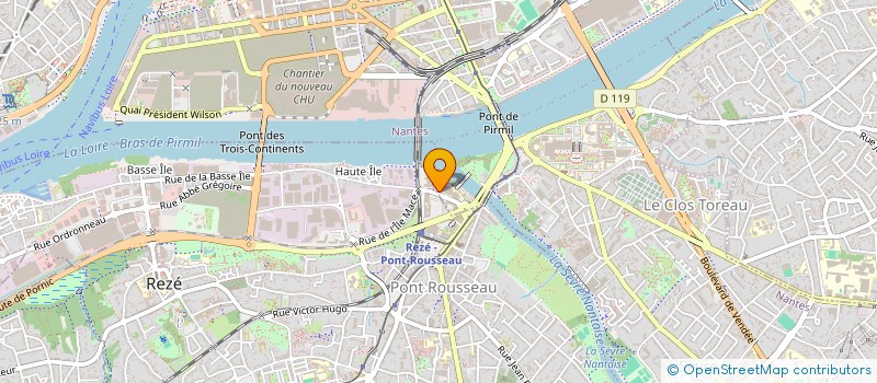 localisation de l'entreprise MONSIEUR MARC BURBAN  NANTES