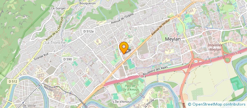 localisation de l'entreprise MONSIEUR MARC BUREAU à MEYLAN