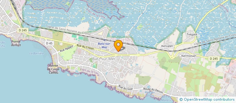 localisation de l'entreprise MONSIEUR MARC BURGOT à BATZ-SUR-MER