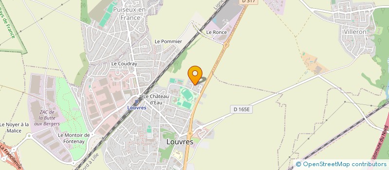 localisation de l'entreprise MONSIEUR MARC BURY à LOUVRES