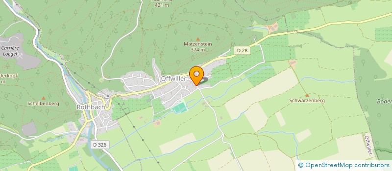 localisation de l'entreprise MONSIEUR MARC BUSSER  OFFWILLER