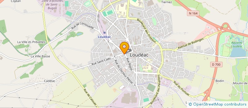 localisation de l'entreprise MONSIEUR MARC BUSSON à LOUDEAC