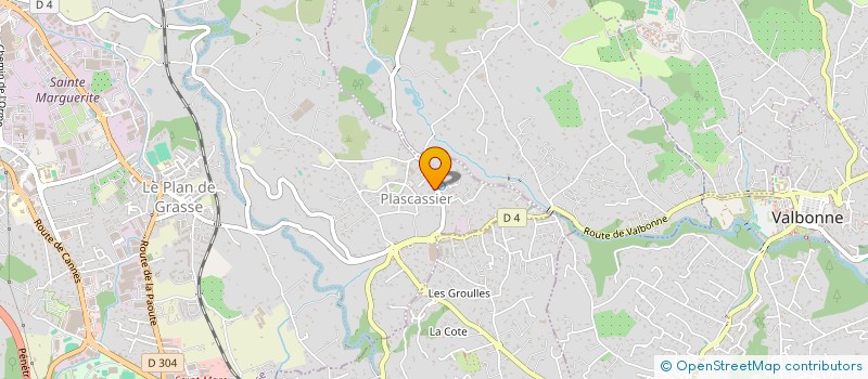 localisation de l'entreprise MONSIEUR MARC BUTRUILLE à GRASSE