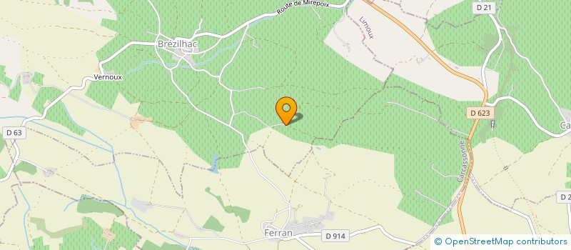 localisation de l'entreprise MONSIEUR MARC CABIROL  BREZILHAC