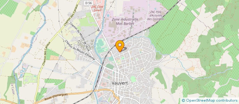 localisation de l'entreprise MONSIEUR MARC CACHIA à VAUVERT