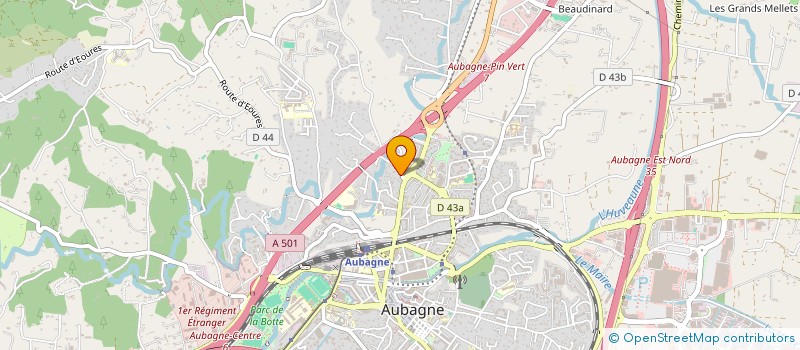 localisation de l'entreprise MONSIEUR MARC CAMPANELLA  AUBAGNE