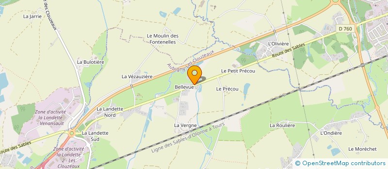 localisation de l'entreprise MONSIEUR MARC CANET à AUBIGNY-LES CLOUZEAUX