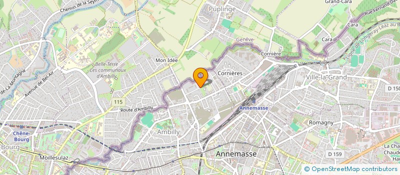 localisation de l'entreprise MONSIEUR MARC CANET  AMBILLY