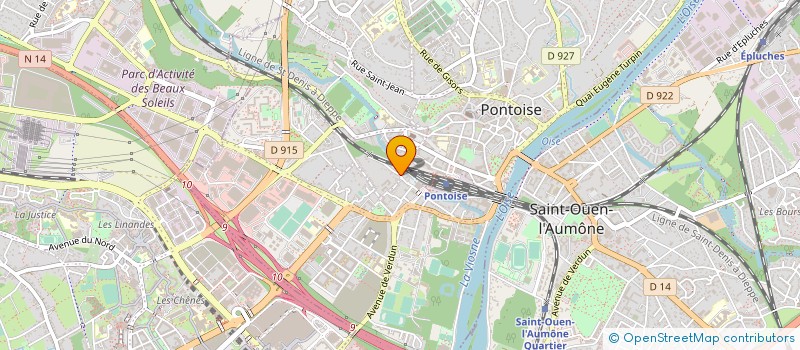 localisation de l'entreprise MONSIEUR MARC CAPDEVILA  PONTOISE