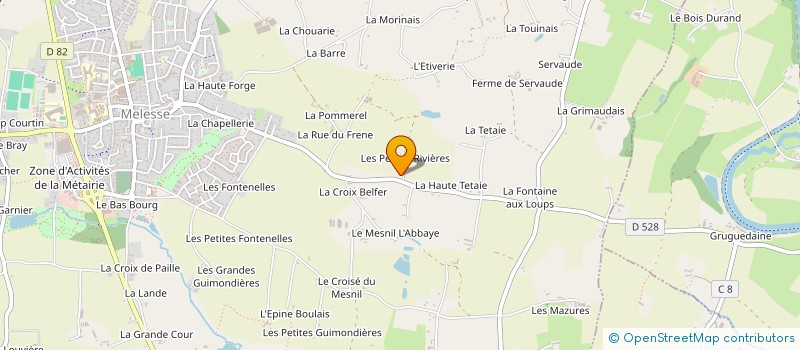 localisation de l'entreprise MONSIEUR MARC CAPET à MELESSE