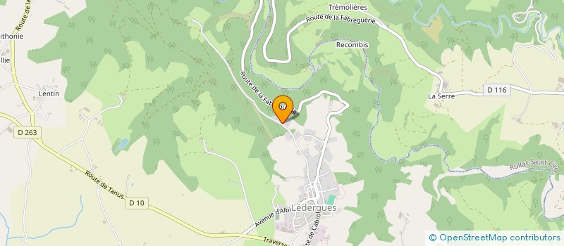 localisation de l'entreprise MONSIEUR MARC CAPOULADE  DURENQUE