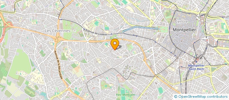 localisation de l'entreprise MONSIEUR MARC CARAGOL à MONTPELLIER
