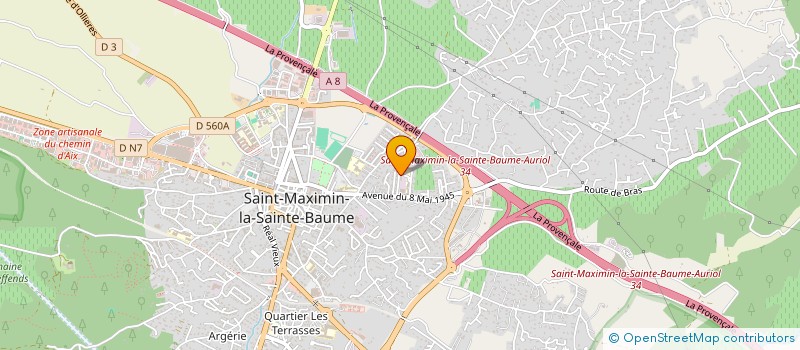 localisation de l'entreprise MONSIEUR MARC CARBONARO à SAINT-MAXIMIN-LA-SAINTE-BAUME
