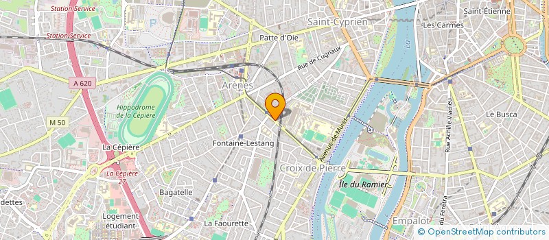 localisation de l'entreprise MONSIEUR MARC CARDETTI  TOULOUSE