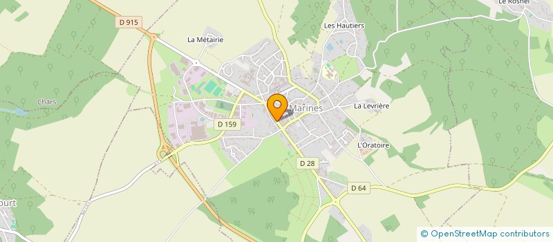 localisation de l'entreprise MONSIEUR MARC CARPENTIER à MARINES