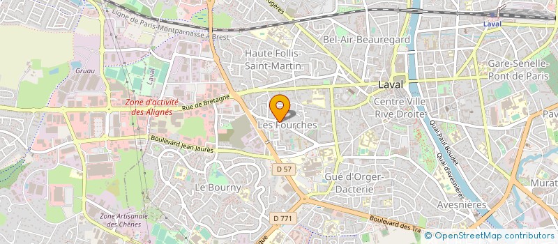 localisation de l'entreprise MONSIEUR MARC CARRE à LAVAL