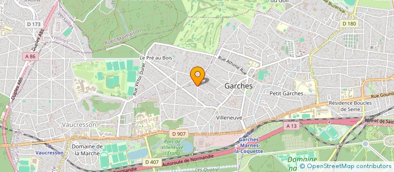 localisation de l'entreprise MONSIEUR MARC CARRE à BOIS-COLOMBES