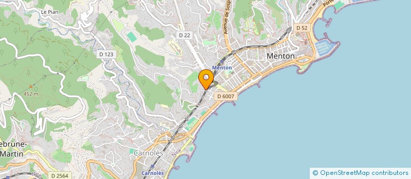localisation de l'entreprise MONSIEUR MARC CASANOVA à MENTON
