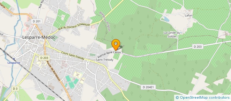 localisation de l'entreprise MONSIEUR MARC CASTERA  LESPARRE-MEDOC