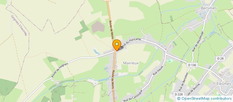 localisation de l'entreprise MONSIEUR MARC CATTEAU  MAIRIEUX