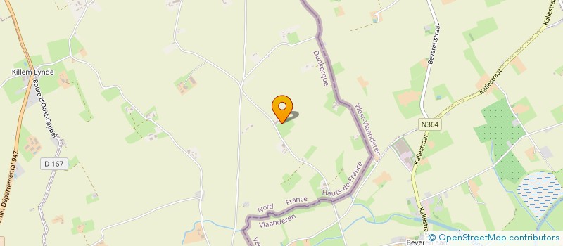 localisation de l'entreprise MONSIEUR MARC CATTOEN  HONDSCHOOTE