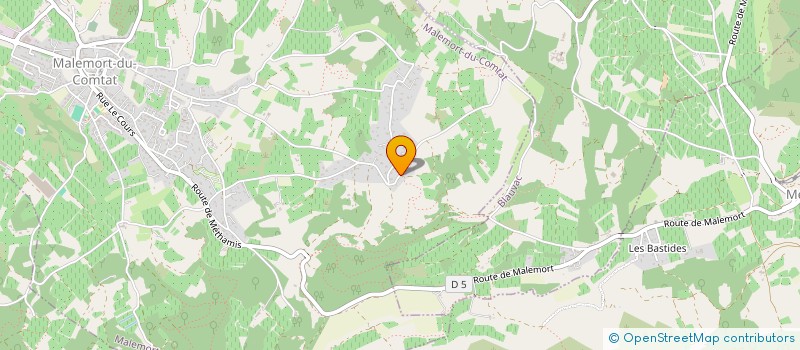 localisation de l'entreprise MONSIEUR MARC CAUDERLIER  MALEMORT-DU-COMTAT