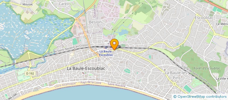 localisation de l'entreprise MONSIEUR MARC CAVAREC à LA BAULE-ESCOUBLAC