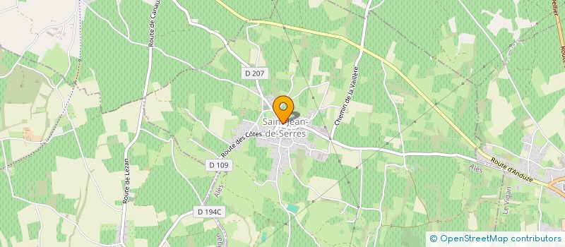 localisation de l'entreprise MONSIEUR MARC CAZENAVE  SAINT-JEAN-DE-SERRES