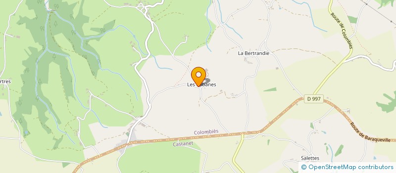 localisation de l'entreprise MONSIEUR MARC CAZOR-BLANC  COLOMBIES