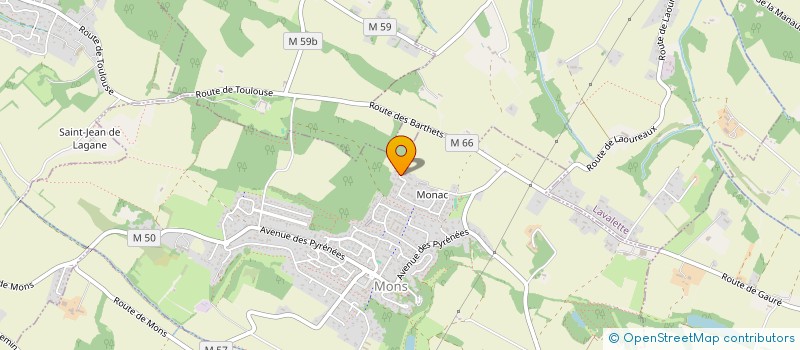 localisation de l'entreprise MONSIEUR MARC CAZZOLA  MONS