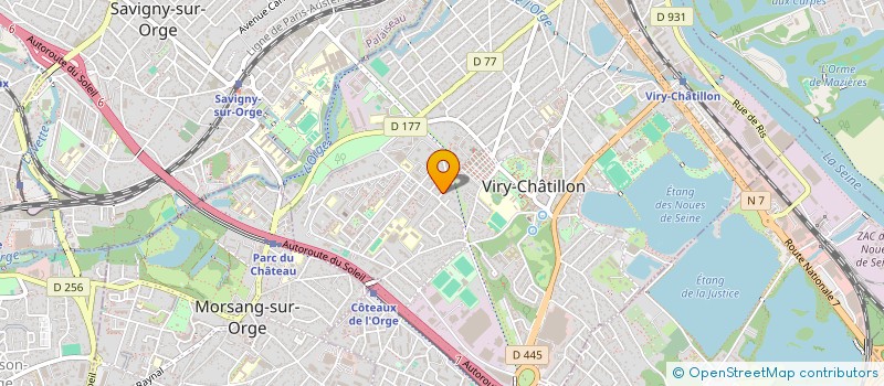 localisation de l'entreprise MONSIEUR MARC CELDRAN à VIRY-CHATILLON