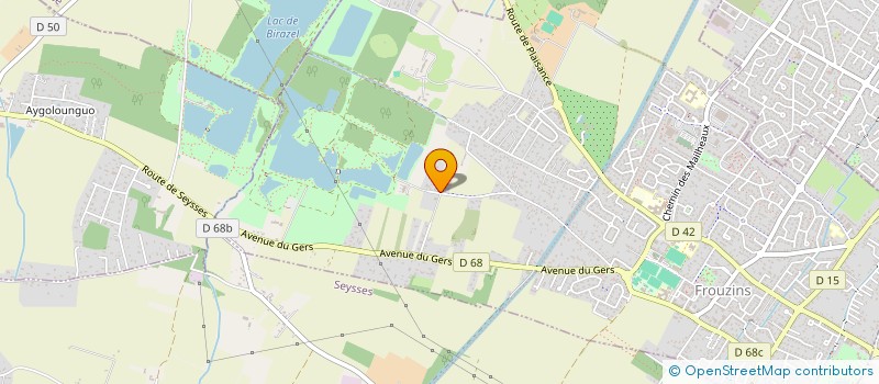 localisation de l'entreprise MONSIEUR MARC CESAIRE  FROUZINS