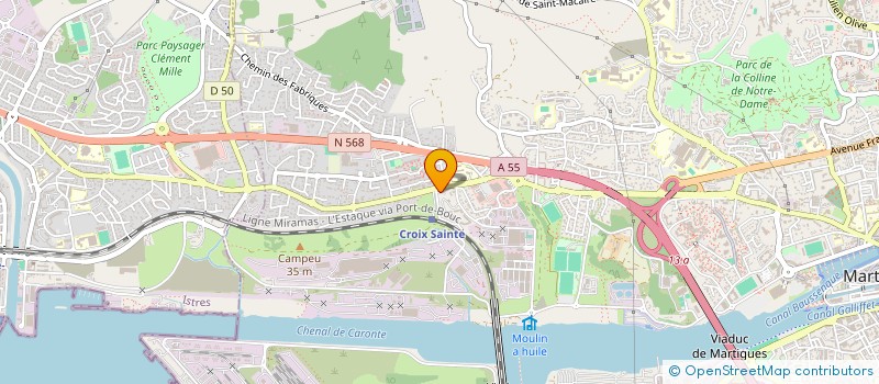 localisation de l'entreprise MONSIEUR MARC CEZANNE à MARTIGUES